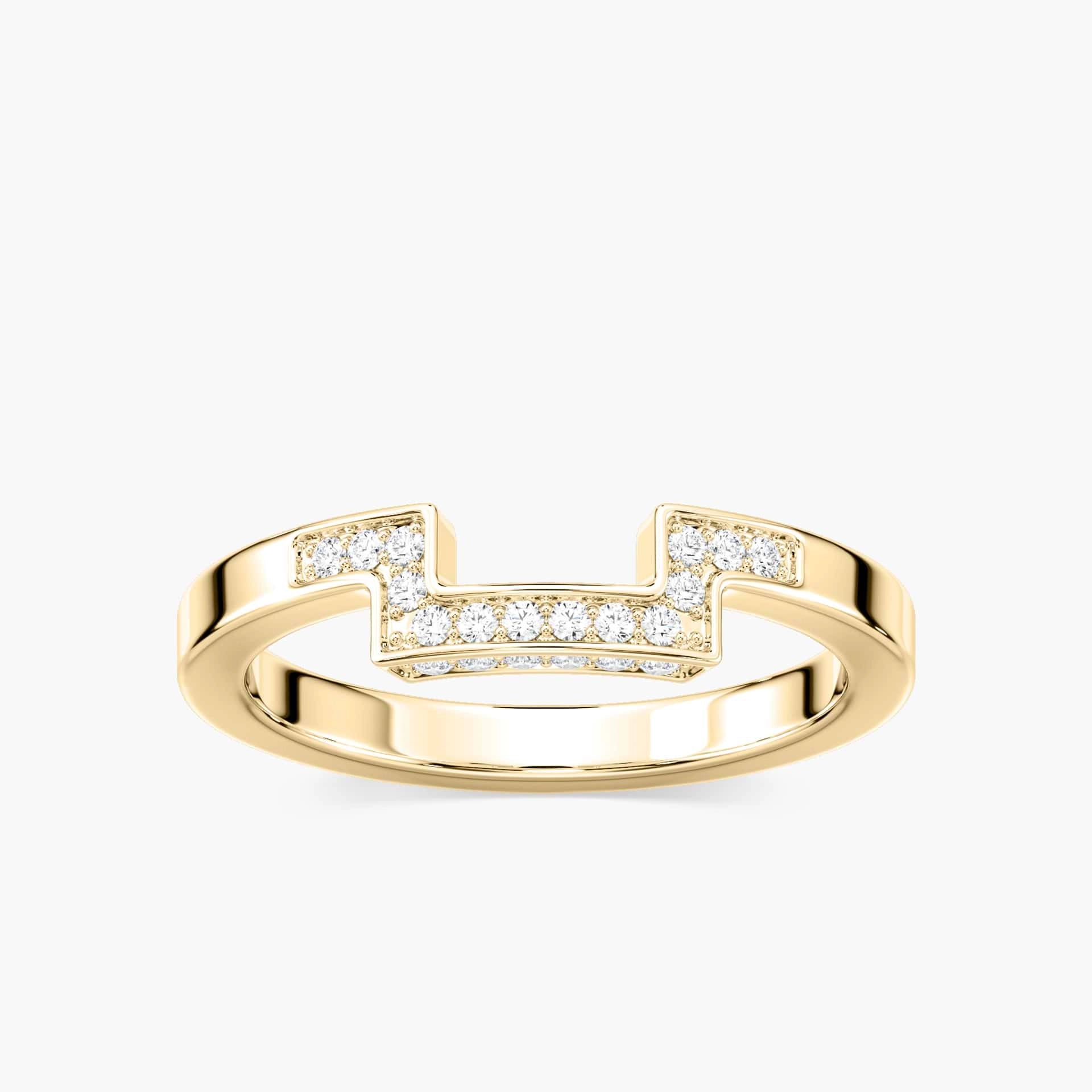 Amayah 1/8 ctw Round Lab Grown Diamond Channel Set Curved Band