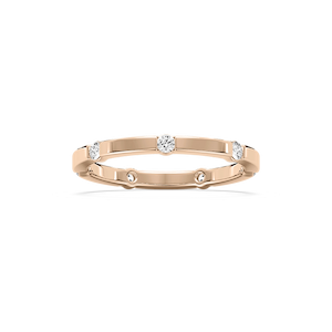 Samira 1/3 ctw Round Lab Grown Diamond Station Eternity Band