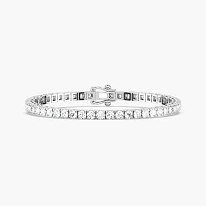 Classic Tennis Bracelet with 3ctw in 14K White Gold