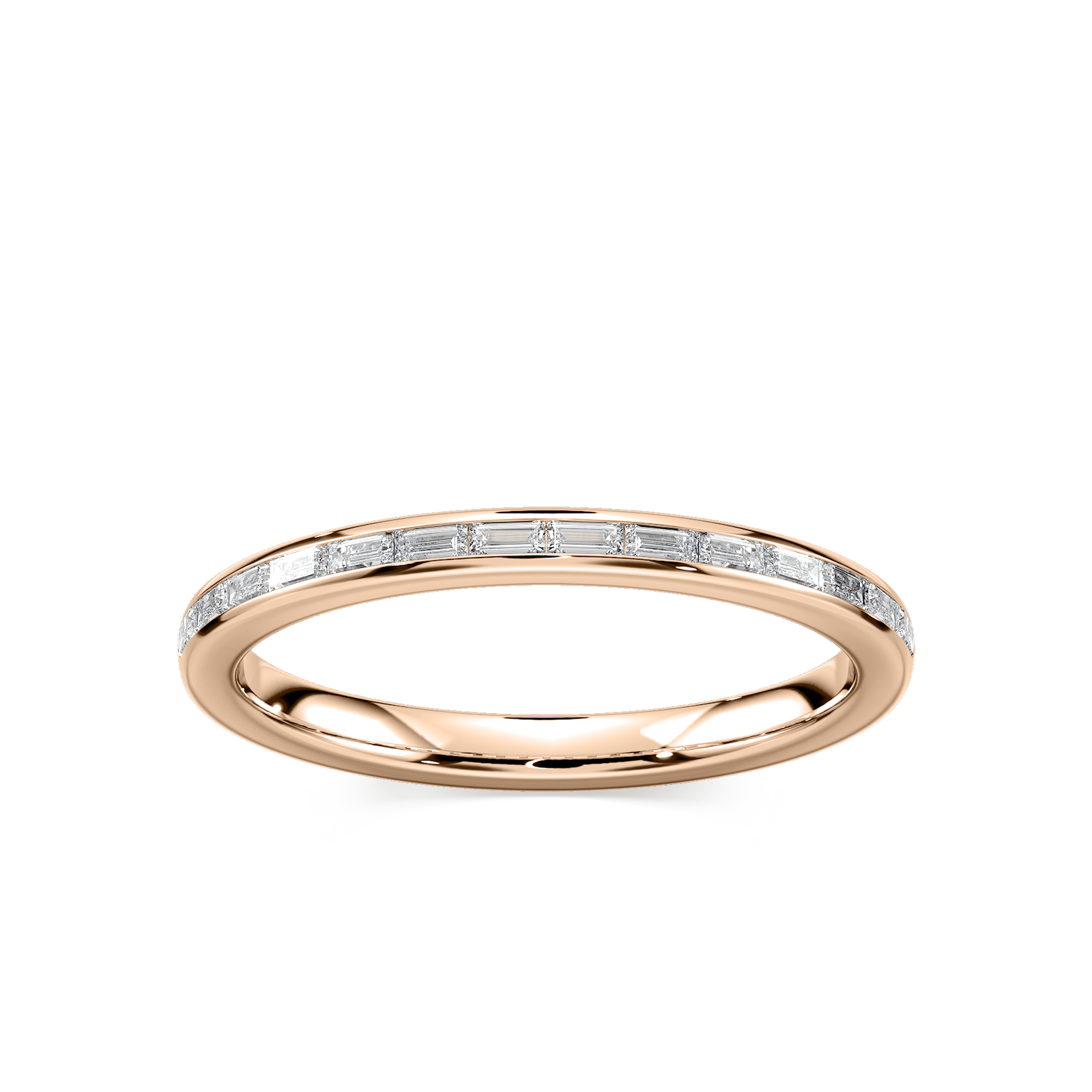 Clea 1/5 ctw Baguette Lab Grown Diamond Channel Set Wedding Band