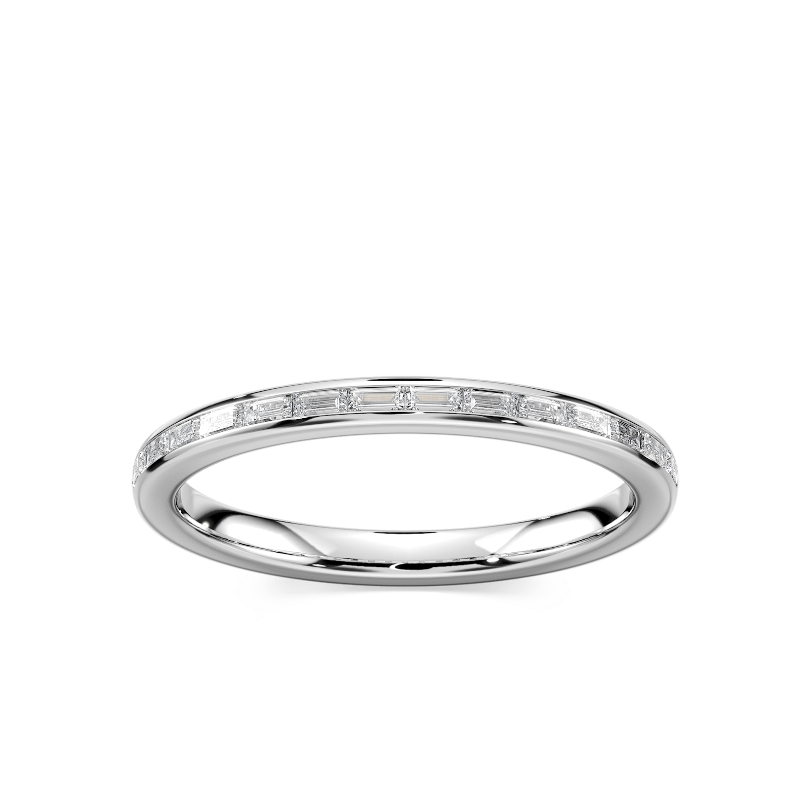 Clea 1/5 ctw Baguette Lab Grown Diamond Channel Set Wedding Band