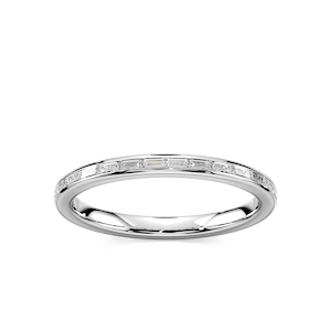 Clea 1/5 ctw Baguette Lab Grown Diamond Channel Set Wedding Band