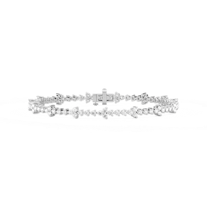 2 ³⁄₄ ctw Round Lab Grown Diamond Cluster Bracelet  - 7 Inches