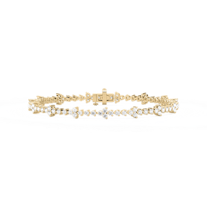 2 ³⁄₄ ctw Round Lab Grown Diamond Cluster Bracelet  - 7 Inches