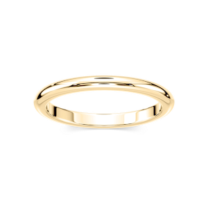 Nancy 2.00mm Dome Comfort Fit Plain Metal Band
