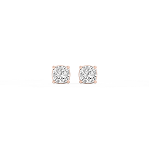 Cushion Lab Grown Diamond Classic Four Prong Stud Earrings