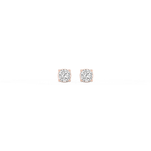 Cushion Lab Grown Diamond Classic Four Prong Stud Earrings