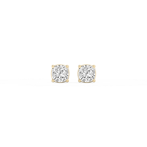 Cushion Lab Grown Diamond Classic Four Prong Stud Earrings