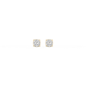 Cushion Lab Grown Diamond Classic Four Prong Stud Earrings