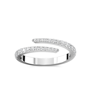 Diamond 2.35mm Pavé Wrap Ring