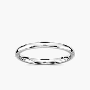 Dior 2.20mm Dome Plain Metal Band