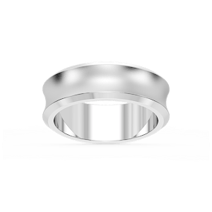 Dune 6.00mm Concave Bevel Plain Metal Band
