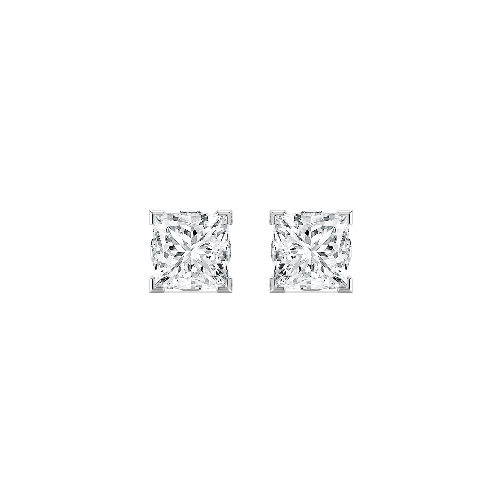 Princess Scroll Stud Earrings