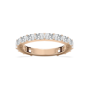 Eliza 1 ⅞ ctw Radiant Lab Grown Diamond East West Three Quarter Eternity Band