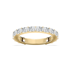 Eliza 1 ⅞ ctw Radiant Lab Grown Diamond East West Three Quarter Eternity Band