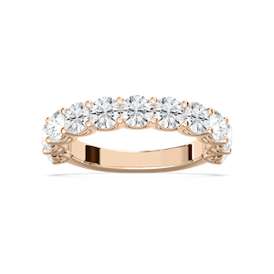 Chorus 2 ⅓ ctw Round Lab Grown Diamond Eleven Stone U Prong Anniversary Band