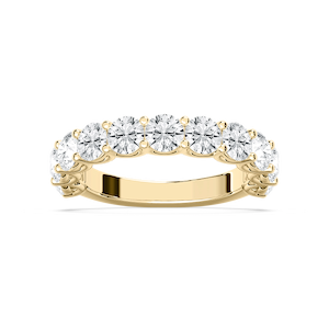 Chorus 2 ⅓ ctw Round Lab Grown Diamond Eleven Stone U Prong Anniversary Band