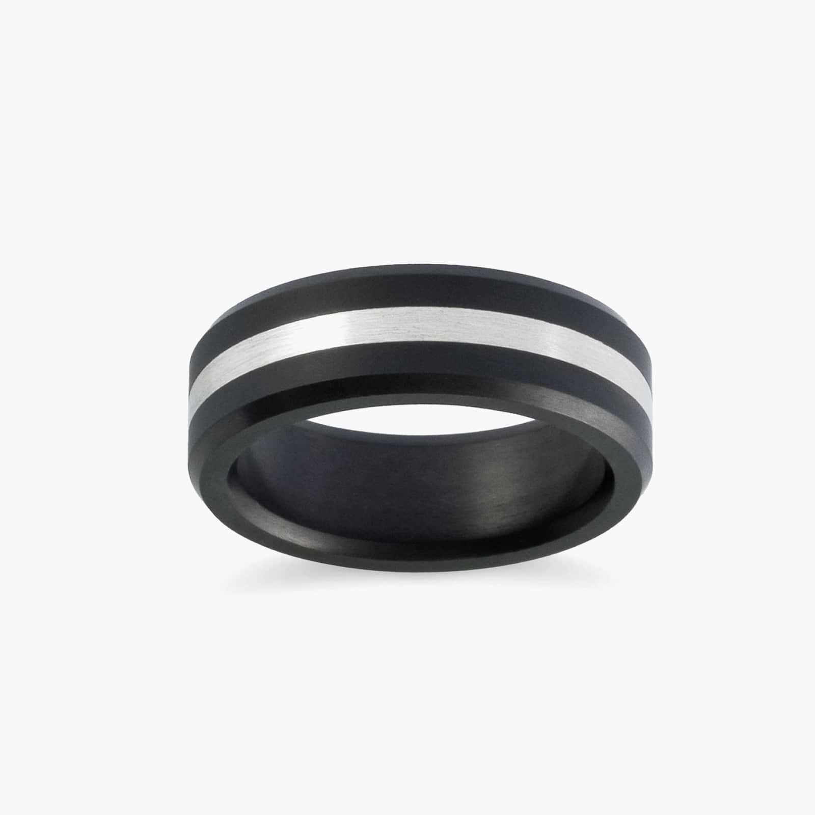 Elysium_Ares_Polished_Silver_Inlay_Wedding_Band