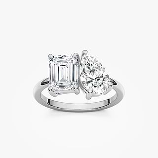 Toi et Moi Engagement Rings