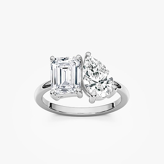 Toi et Moi Engagement Rings