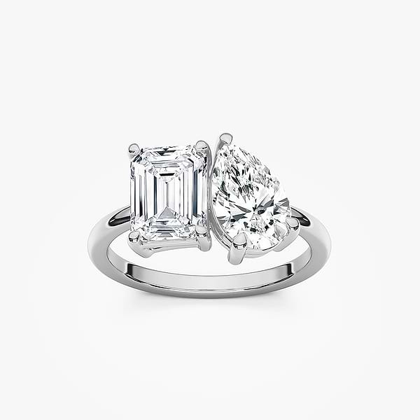 Toi et Moi Engagement Rings