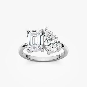 Toi et Moi Engagement Rings