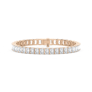 21 ctw Emerald Lab Grown Diamond Classic Tennis Bracelet  - 7 Inches - Signature Collection