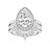Estelle Lab Grown Diamond Channel Halo Wedding Set
