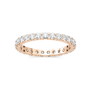 Kailaney Round Lab Grown Diamond Shared Prong Eternity Band
