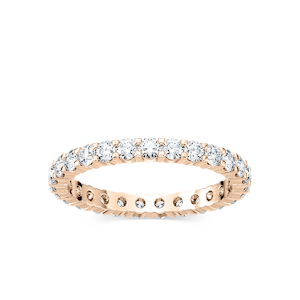 Eternity Lab-Grown Diamond Band with 1.50ctw in 14K Rose Gold - Size 6.00