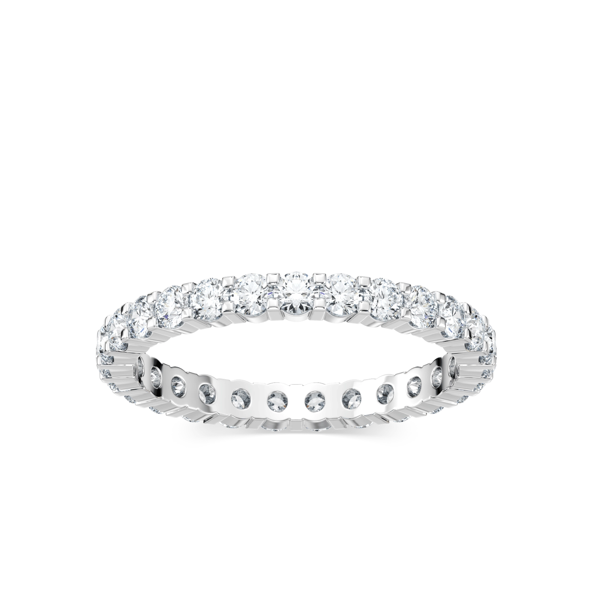 Kailaney Round Lab Grown Diamond Shared Prong Eternity Band