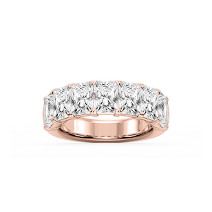 Valerie Radiant Lab Grown Diamond 7-Stone V-Prong Anniversary Band