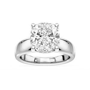 Gloria Cushion Lab Grown Diamond Hidden Halo Engagement Ring