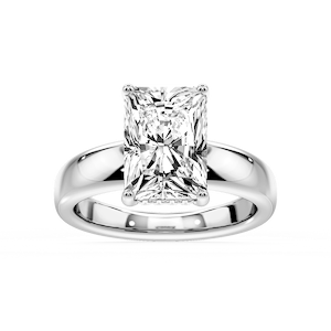 Gloria Radiant Lab Grown Diamond Hidden Halo Engagement Ring