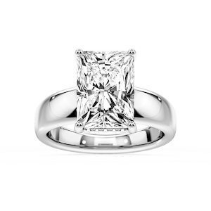 Gloria Radiant Lab Grown Diamond Hidden Halo Engagement Ring