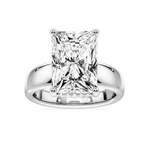 Gloria Radiant Lab Grown Diamond Hidden Halo Engagement Ring