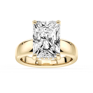 Gloria Radiant Lab Grown Diamond Hidden Halo Engagement Ring