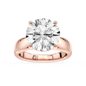 Gloria Round Lab Grown Diamond Hidden Halo Engagement Ring