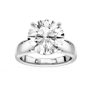 Gloria Round Lab Grown Diamond Hidden Halo Engagement Ring