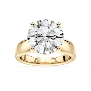 Gloria Round Lab Grown Diamond Hidden Halo Engagement Ring