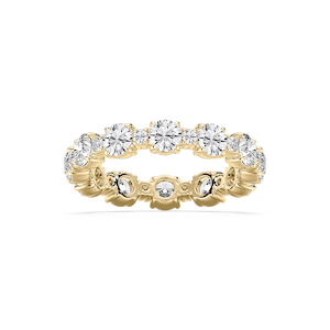Wrenlee 2 ¾ ctw Round Lab Grown Diamond Alternating Eternity Band