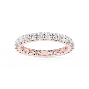 Harlow Cushion Lab Grown Diamond Shared Prong Eternity Band
