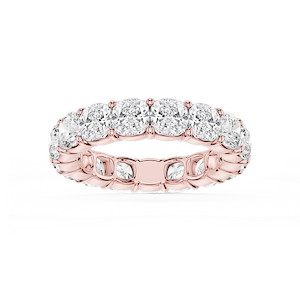 Harlow Cushion Lab Grown Diamond Shared Prong Eternity Band