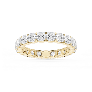 Harlow Cushion Lab Grown Diamond Shared Prong Eternity Band