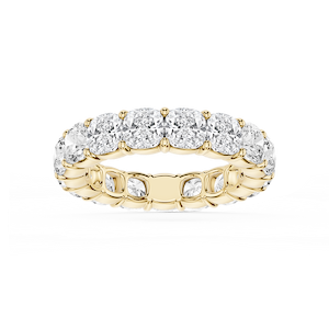 Harlow Cushion Lab Grown Diamond Shared Prong Eternity Band