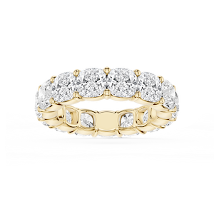 Harlow Cushion Lab Grown Diamond Shared Prong Eternity Band
