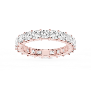 Harlow Princess Lab Grown Diamond Shared Prong Eternity Band