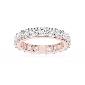Harlow Princess Lab Grown Diamond Shared Prong Eternity Band