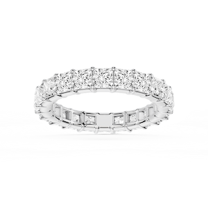 Harlow Princess Lab Grown Diamond Shared Prong Eternity Band