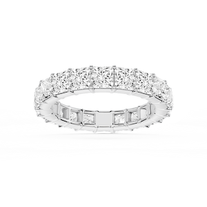 Harlow Princess Lab Grown Diamond Shared Prong Eternity Band